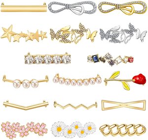 Adornos de Metal Personalizados <span class=keywords><strong>para</strong></span> Cordones de Zapatos, Hebillas Decorativas con Pedrería, Clips <span class=keywords><strong>para</strong></span> Cordones de <span class=keywords><strong>Zapatillas</strong></span> - Product Image 4