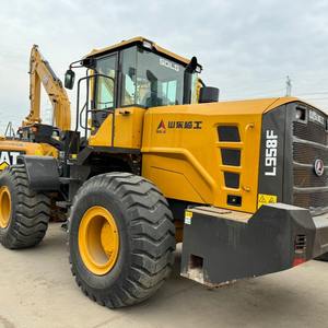 Venta caliente SDLG 958L Cargador de ruedas de segunda mano con motor amarillo Ventas directas de fábrica Componentes de núcleo de carga nominal de 3 toneladas incluidos - Product Image 2