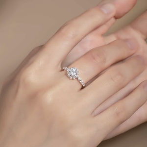 Dk 1.5ct vòng cắt vvs phòng thí nghiệm kim cương Nhẫn 18K vàng IGI chứng nhận cho đám cưới và quà tặng nguồn trực tiếp nhà máy đơn giản & sang trọng - Product Image 6