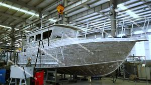 42ft aluminium pilotboot, offshore werkboot, landingsvaartuig, constructie van legering, commerciële kwaliteit, sightseeing, patrouille, visserij, gelast - Product Image 3