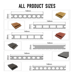 Chất lượng cao Hollow <span class=keywords><strong>Composite</strong></span> bảng sân thượng tầng hồ bơi vườn sân thượng không thấm nước ngoài trời <span class=keywords><strong>decking</strong></span> sàn - Product Image 4