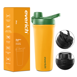 مخصص مزدوج الجدار معزول ، كوب بروتين شاكر للياقة البدنية يعمل في الهواء الطلق نشاط التخييم المباشر - Product Image 1
