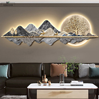 Fournisseur en gros d'art mural LED personnalisé, peinture Arbre à Argent, commande en gros, OEM ODM, directement du fabricant