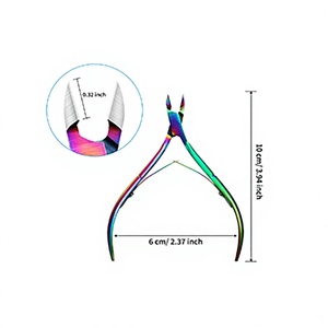 ASAP Coupe-ongles professionnel durable en acier inoxydable pour ongles incarnés et cuticules, à mâchoires larges, pour usage des doigts - Product Image 1