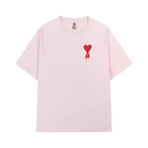 2025休闲运动短袖，100% 纯棉男士奢侈品牌夏季t恤，印花图案， - Product Image 5