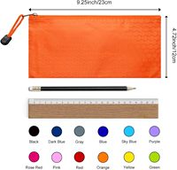 Carpeta de Archivos de PVC Plástico Directo de Fábrica, Bolsa Impermeable para Lápices, Bolsa de Archivos Multiusos para Organizador de Artículos Esenciales de Viaje