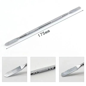 Herramienta de espátula de mezcla de acero inoxidable varilla de espátula Dental Nail Art maquillaje base sombra de ojos barra de herramientas de mezcla Color - Product Image 2