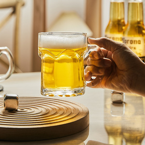 แก้ว<span class=keywords><strong>เบียร์</strong></span>พร้อมหูจับ,บาร์เบลเยียม <span class=keywords><strong>Hoegaarden</strong></span> แก้วน้ำใสพิมพ์โลโก้ - Product Image 6