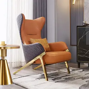 HOT 이탈리아 디자인 현대 간단한 럭셔리 거실 소파 가죽 소파 의자 홈 오피스 고급 가구 식당 의자