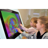 Table interactive pour l'éducation Doctor 32 pouces avec écran tactile anti-reflet en verre trempé, réglable en hauteur et en angle