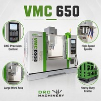 Máquina Fresadora CNC de 3 Ejes de Alta Calidad Drc Machinery Vmc650, Mini Centro de Mecanizado Vertical en Oferta
