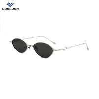 Lunettes de haute qualité en gros, nouvelles lunettes ultra-légères, lunettes de soleil vintage rétro à la mode, lunettes de soleil œil de chat en titane pur
