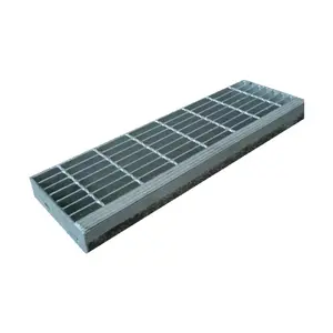 Outdoor hot dip galvanizing welded stair treads stairs metal grating