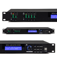 Processeur de sonorisation DSP FIR LB204 2 entrées 4 sorties, 500 MHz, double cœur, 32 bits, 768 kHz ADC, PEQ, DEQ, GEQ, contrôle USB, LAN, PC