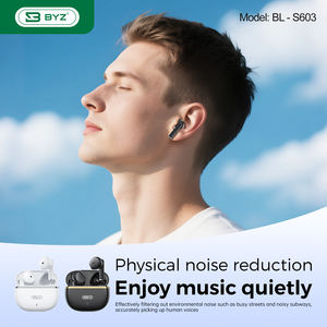 Byz หูฟังบลูทูธแบบเปิดหู S603หูฟังไร้สายหูฟังแบบพาสซีฟตัดเสียงรบกวนเวลาเล่น17ชั่วโมงควบคุมแบบสัมผัสชาร์จได้ - Product Image 2