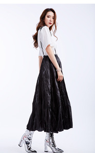 ชุดเดรส euramerican เข็มขัด pleat ดันทรงรัดแน่นชุด2ชิ้น - Product Image 5