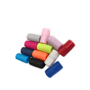 Hebillas de Plástico para Cordones de Zapatos, 3mm de Diámetro, Forma de Cápsula, Sin Lazos, Coloridas - Product Image 1