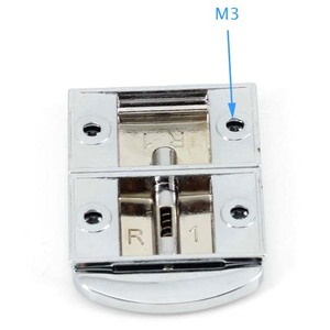 Loquet à bascule en argent pour <span class=keywords><strong>coffre</strong></span>, valise, boîtes, coffres, trousseaux, fermoir <span class=keywords><strong>de</strong></span> verrouillage pratique pour outils et bibelots - Product Image 3