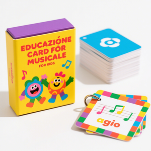 Tarjetas Flash de acordes de Piano codificadas de colores para estudiantes creativos de música educativa divertida impresa personalizada, regalo perfecto para niños - Product Image 4