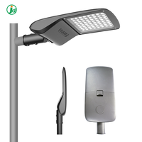 Lampadaire LED extérieur haute luminosité AC, étanche IP66, haute efficacité, avec détecteur de mouvement, couvercle en verre et contrôle par cellule photoélectrique et minuterie