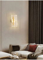 Applique Murale LED Moderne et Créative en Fer Forgé pour Tête de Lit, Chambre, Salon, Couloir avec Télécommande
