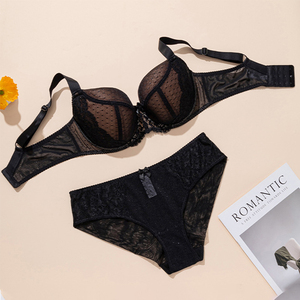 Soutien-gorge Grande Taille en Gros 34-42 H I <span class=keywords><strong>J</strong></span> Ensemble Soutien-gorge en Dentelle pour Femme avec Armatures Push-up Rembourré pour Poitrine Généreuse Lingerie Sexy - Product Image 6