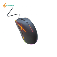 Souris de jeu filaire USB personnalisée OEM ODM en gros avec éclairage RGB