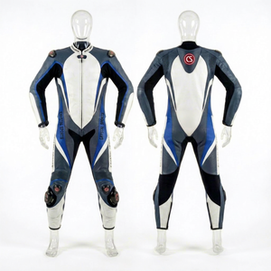 Traje de Motociclismo de Verano Crystal Sports, Alta Protección, Resistente al Viento, Nivel 2 CE, Resistente a Impactos, Impermeable, de Cuero, para Carreras - Product Image 1