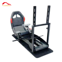 Venta caliente interior coche Sim carreras asiento conducción Rig Gaming Racing Simulator cabina para PC PS4 PS5 G25 G27 G29 G920