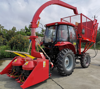 Mini machine à fourrage pour herbe de canne à sucre ensileuse ensileuse récolteuse de fourrage à vendre ensilage récolteuses d'herbe