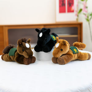 Mini caballo de simulación blanco, muñeco de peluche, colgante de decoración, mascota bonita, juguete suave, caballo enano rosa, Animal relleno, juguete de peluche - Product Image 3