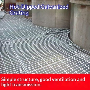 <span class=keywords><strong>Grille</strong></span> en acier galvanisé à chaud personnalisable pour couvercle de caniveau de drainage et de <span class=keywords><strong>puits</strong></span> de collecte pour passerelle photovoltaïque - Product Image 4