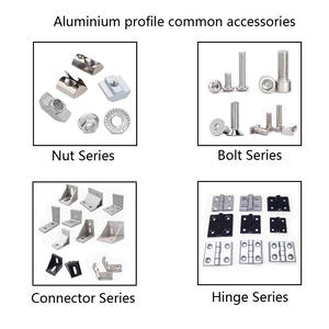 Китайский завод, 180 градусов, серебристый цинковый шарнир, промышленный дверной 2020/3030/4040/4545 шарнир HY2020Z - Product Image 5