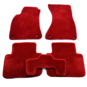 Luxury Full Set Customized <strong>Red</strong> <strong>Car</strong> Floor <strong>Mats</strong> Deep Pile Cashmere Waterproof Dustproof Non-slip Jingfan Brand Perfect Fit for - Product Image 1