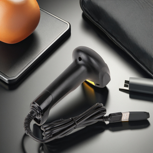 Chất lượng cao 1D 2D không dây có dây Laser máy quét mã vạch USB giao diện tự động quét chế độ siêu thị sử dụng A4 giấy Kích thước ánh sáng Tính năng - Product Image 5