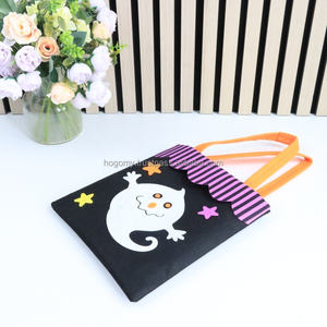 Hot Sale Custom Felted <b>PET</b> Felt Unisex Machine Sewn Eco-Friendly Tote <b>Bag</b> Halloween Holiday Candy <b>Bag</b> - Product Image 5