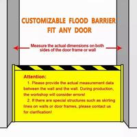 Panel de Aluminio Reutilizable de 1.6mm de Fácil Instalación para Barrera Contra Inundaciones en Puertas de Garaje, Protección para el Hogar