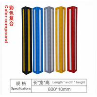 Protection d'angle réfléchissante Xinhong Arrow Sign pour murs, anti-rayures, pour routes urbaines et parkings, sans alimentation électrique