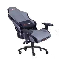 Chaise de jeu professionnelle en cuir ergonomique avec support lombaire et appui-tête pour l'e-sport, le jeu sur PC et le travail