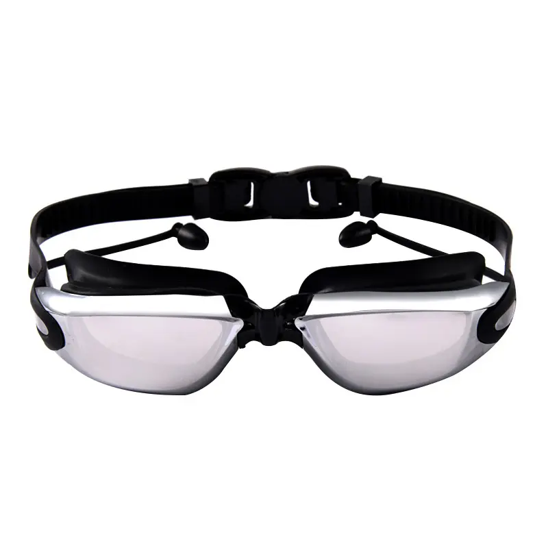 Profession elle Silikon Schwimmen Anti-Fog UV Kinder Sport Brillen Herstellung Schwimm brillen mit Ohr stöpseln