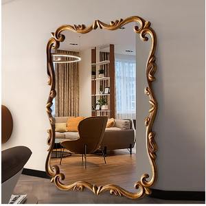 <span class=keywords><strong>Miroir</strong></span> de courtoisie pleine longueur de style rétro européen moderne Vente directe d'usine <span class=keywords><strong>Grand</strong></span> verre mural Style démodé - Product Image 2