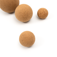 Ballon de massage pour la libération des points de tension, équipement de fitness en gros, balles de massage personnalisées en liège pour pieds et mains, accessoire de récupération