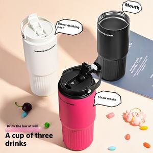 Taza portátil de acero inoxidable 750 de 316 ml con aislamiento al vacío, taza de coche de gran capacidad con alto valor de color, diseño moderno transfronterizo - Product Image 5