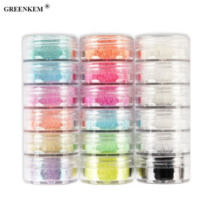 ชุดกลิตเตอร์ผง<span class=keywords><strong>แป้ง</strong></span>เคลือบเล็บผง<span class=keywords><strong>แป้ง</strong></span>โครเมี่ยมสำหรับตกแต่งเล็บ - Product Image 5