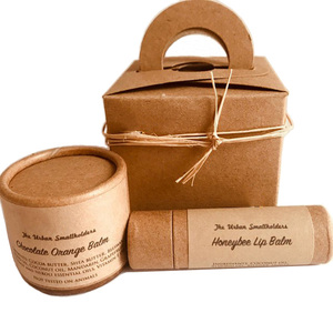 Eco friendly custom brown cake container gift box kraft packaging