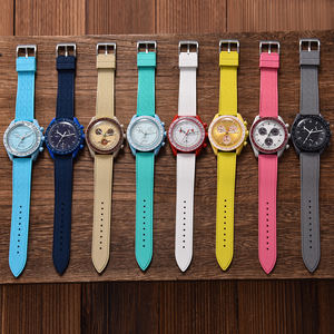 Juelong Texture FKM cinturino orologio in gomma sgancio rapido cinturino in gomma FKM 20mm 22mm - Product Image 2