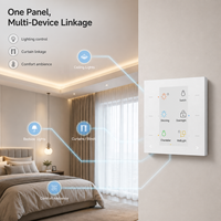 Panneau tactile mural KNX pour le contrôle de toute la maison, système domotique KNX, automatisation domestique, panneau tactile intelligent pour hôtel, villa