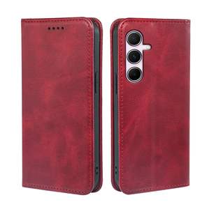 Funda de Cuero para Teléfono Móvil A25E, Funda Protectora con Tapa Abatible de Piel de Becerro A16, Funda de Cuero A15 con Soporte para Teléfono Móvil - Product Image 6