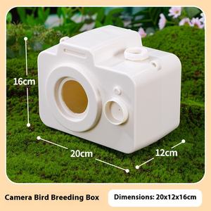 Nido de incubación de loros para mascotas al aire libre, caja de anidación de punto de cría de aves con cámara, suministro de accesorios de plástico para jaula de pájaros de <span class=keywords><strong>Amazon</strong></span> - Product Image 6