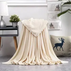 Cobertores de flanela para inverno, fábrica da china 100% poliéster várias cores super macio